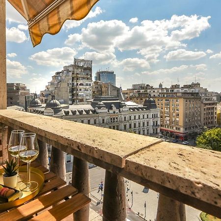 Chic Accommodation With Breathtaking Views Over Calea Victoriei - Your Central Heaven บูคาเรสต์ ภายนอก รูปภาพ